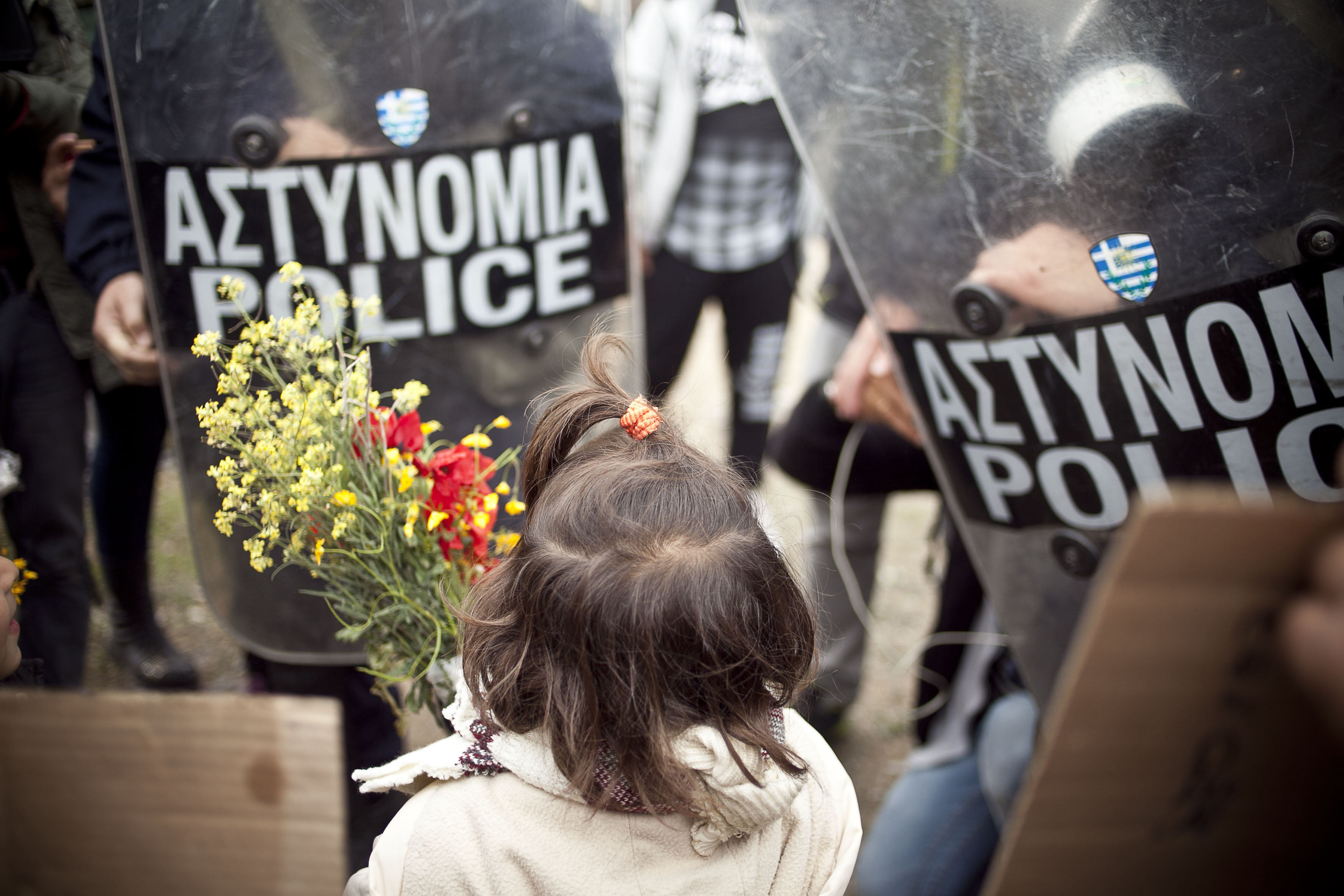 Vluchtelingenprotest in Griekenland loopt op niets uit. ‘Is dit nu Europa? Is dit democratie?’ 
